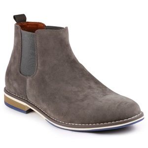 Metrocharm MC130 Gray Slip On Chelsea Boot